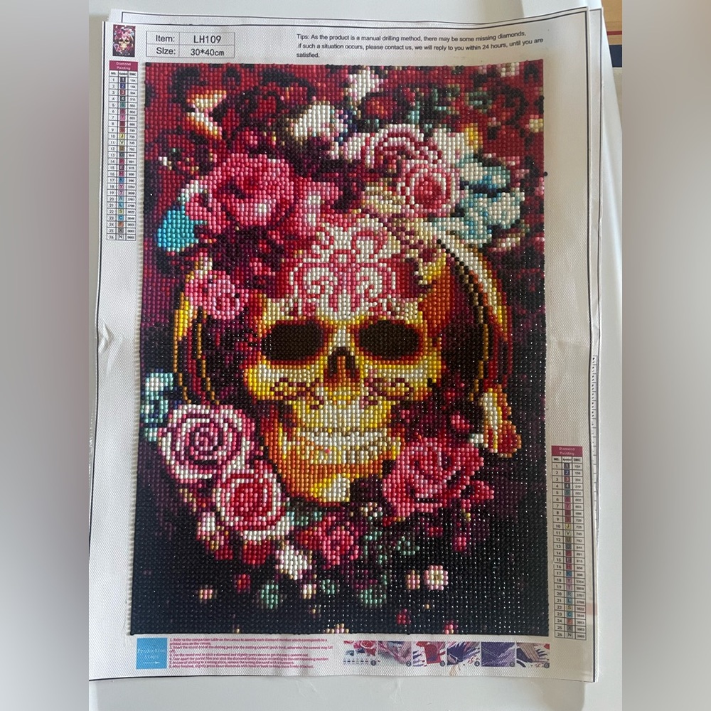Finish diamond art